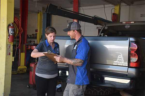Mechanic and Customer Picture 2 | Gallery | D&E Auto Repair
